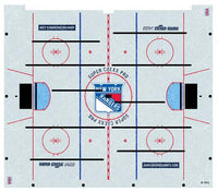 Skated New York Rangers Logo ICE